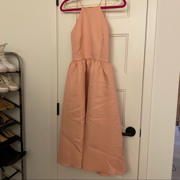 Pink party dress, has pockets! - Picture 2 of 5